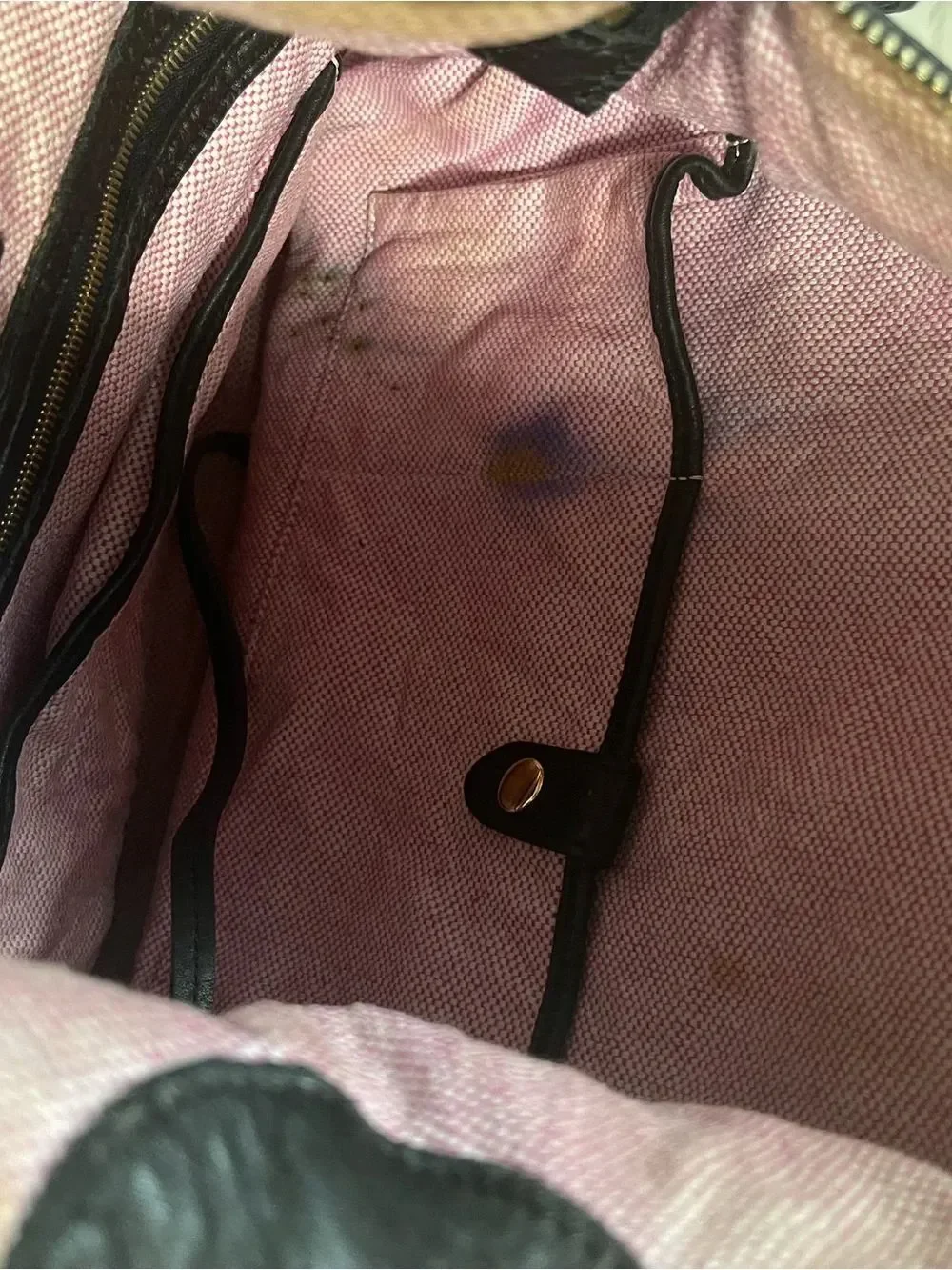 Dooney & Bourke Black Pebble Leather Hobo bag,gold tone hardwares